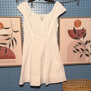 A New Day Elegant White Mini Dress